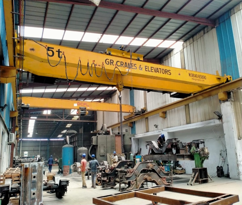 GR Cranes & Elevators Ludhiana manufacturing facility