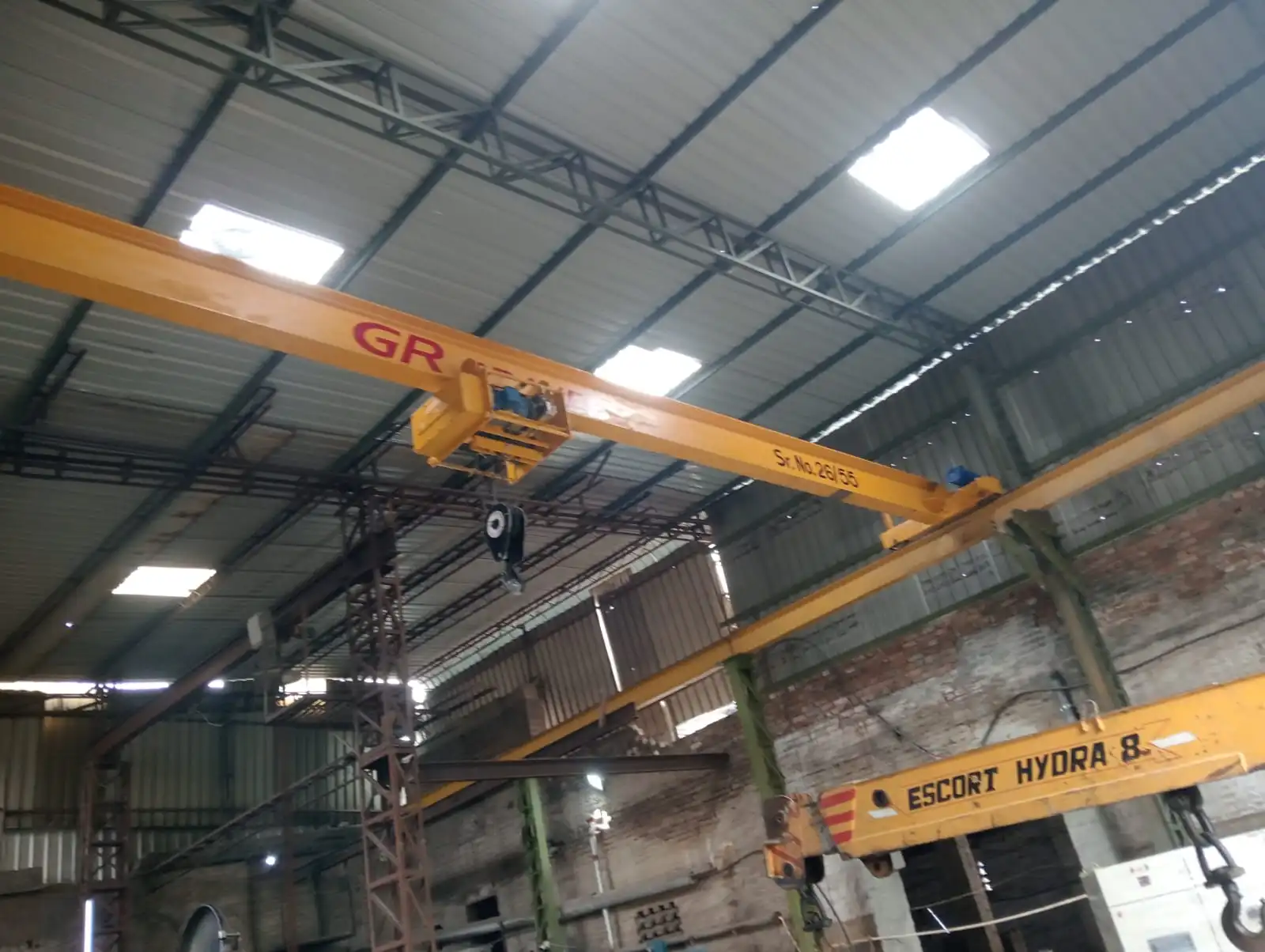 GR Cranes & Elevators EOT crane installation in Jalandhar, Punjab