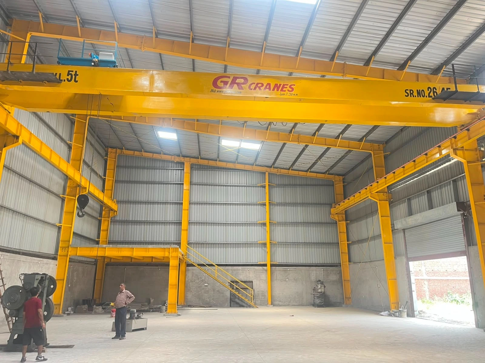 GR Cranes & Elevators EOT crane installation in Jalandhar, Punjab