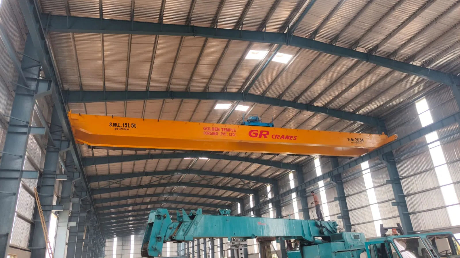 GR Cranes & Elevators EOT crane installation in Ludhiana, Punjab