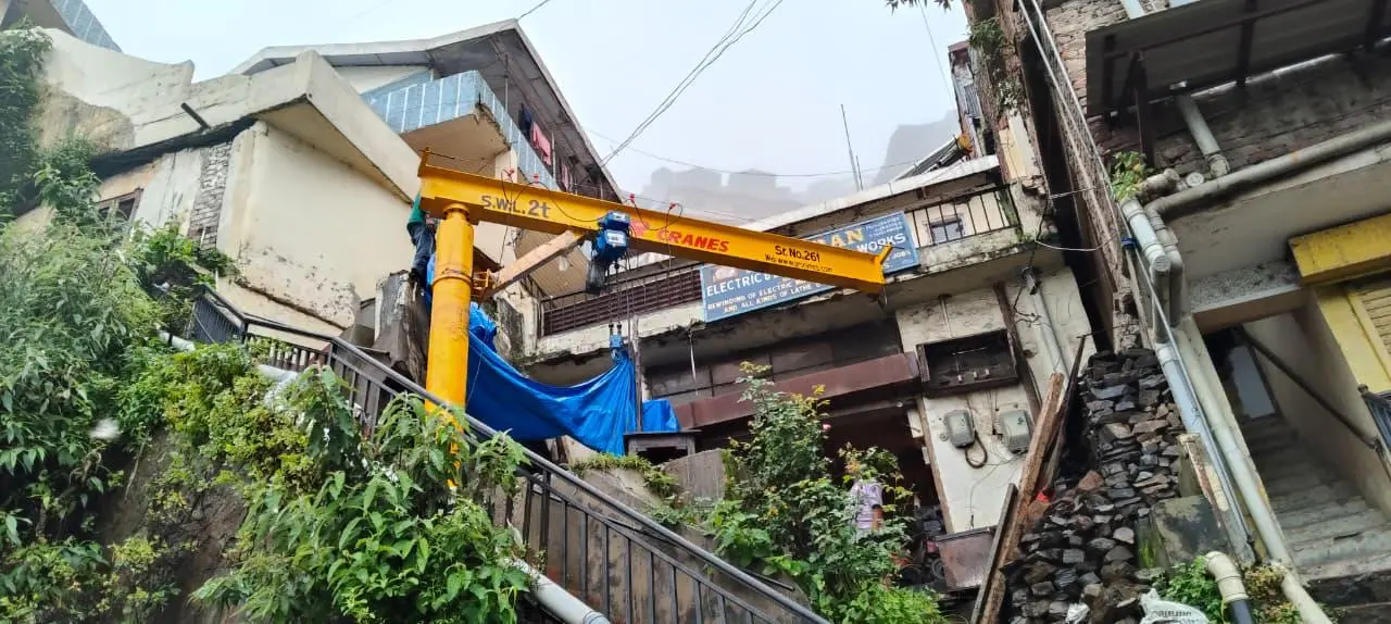 GR Cranes & Elevators EOT crane installation in Shimla, Himachal Pradesh