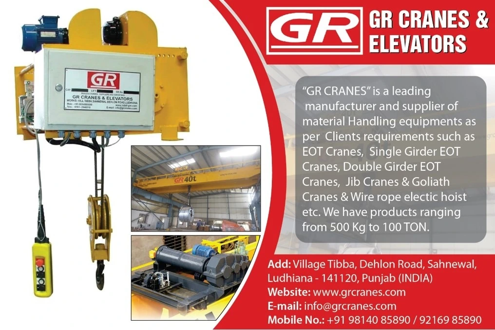 Eot Crane manufacture in ludhiana